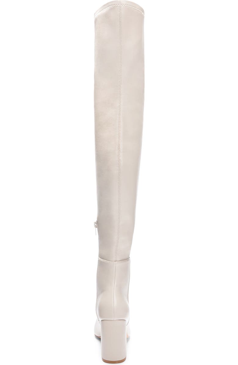 Chinese Laundry Fun Times Over the Knee Boot, Alternate, color, Cream