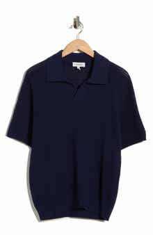 FRAME Cotton & Silk Polo Sweater