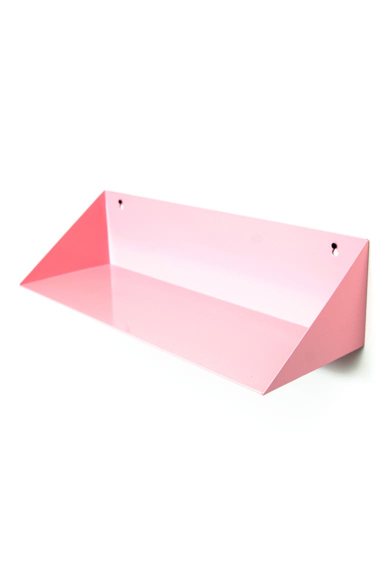Wall Mounted Metal Shelf (Nordstrom Exclusive), Alternate, color, PINK