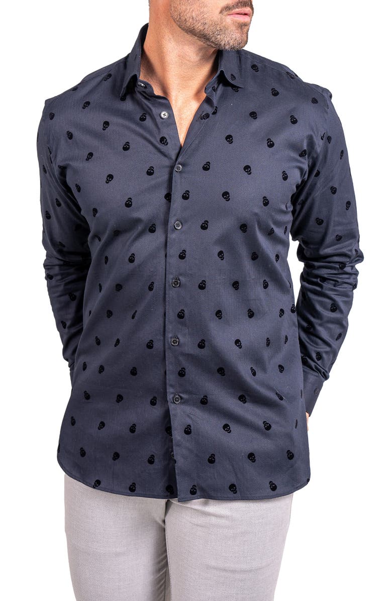 Maceoo Fibonacci Ascension Contemporary Fit Button-Up Shirt, Alternate, color,