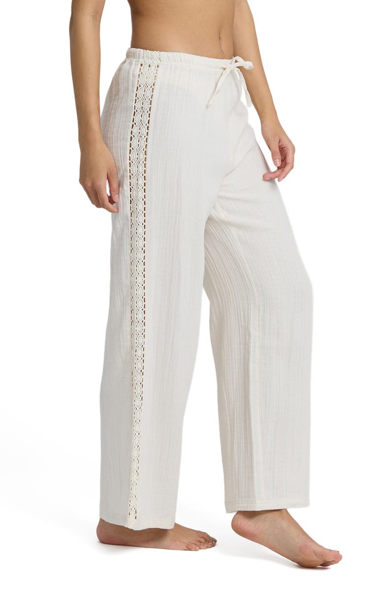 Billabong Feelin Fine Cover-Up Pants, Alternate, color, White Cap