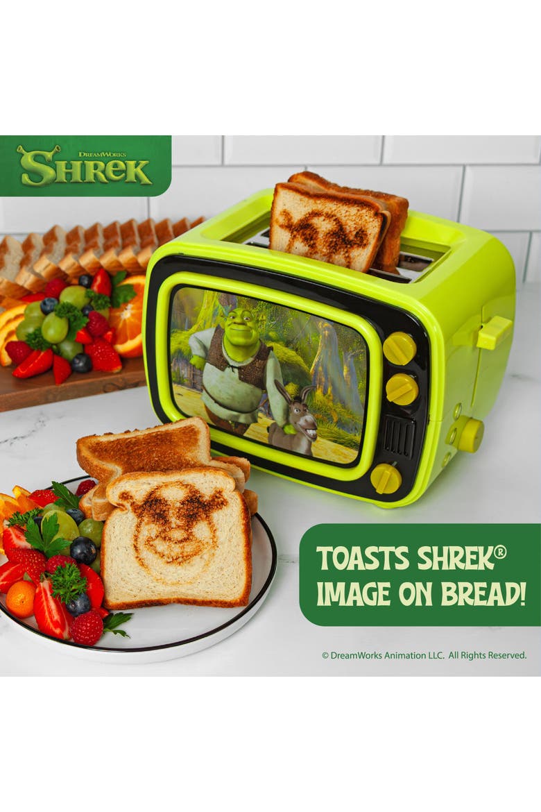 Shrek TV 2-Slice Toaster, Alternate, color, None