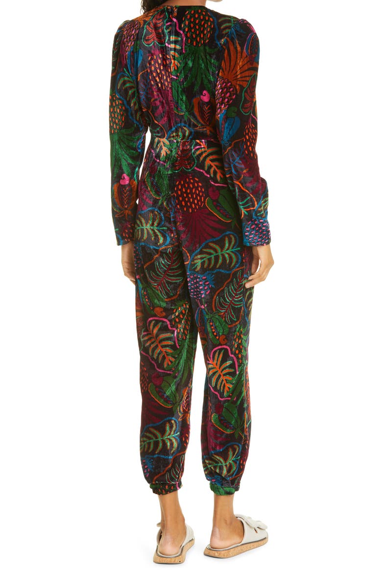 Fruits Dream Jumpsuit, Alternate, color, BLACK