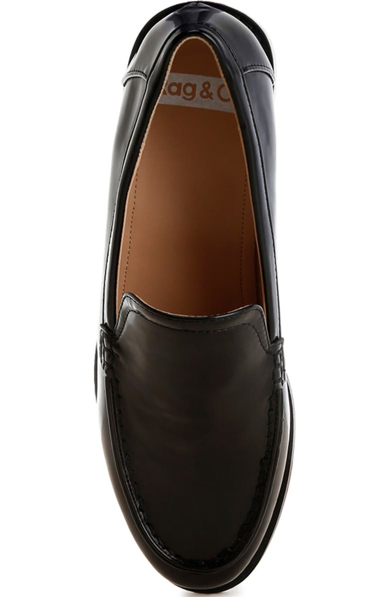 Rag & Co Corleone Loafer, Alternate, color, Black