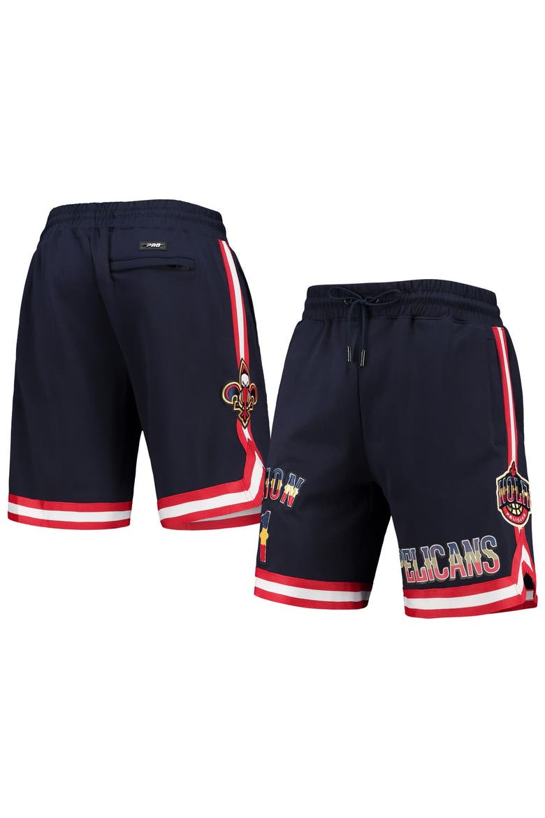 Men's Pro Standard Zion Williamson Navy New Orleans Pelicans Team Logo Player Shorts, Main, color, Navy
