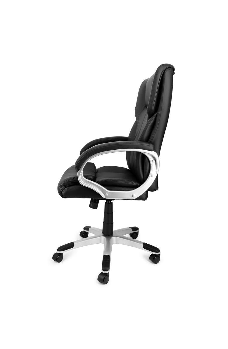 Elama High Back Adjustable Office Chair, Alternate, color, Black