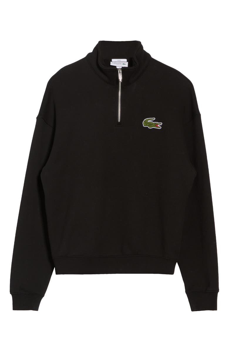 Lacoste Cotton Fleece Zip Sweatshirt, Alternate, color,