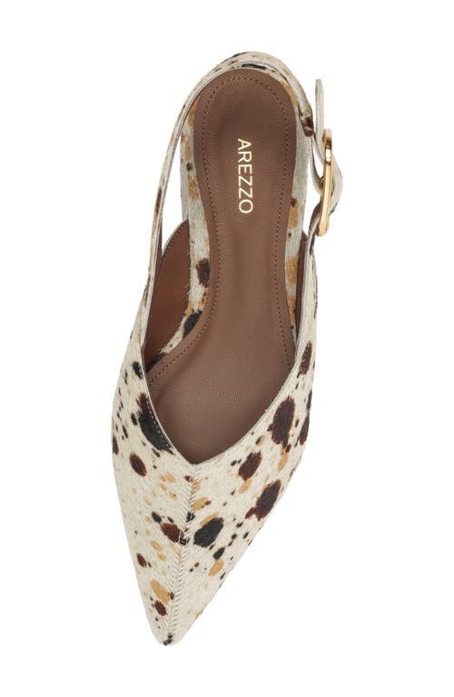 Arezzo Fallon Pointed Toe Slingback Flat