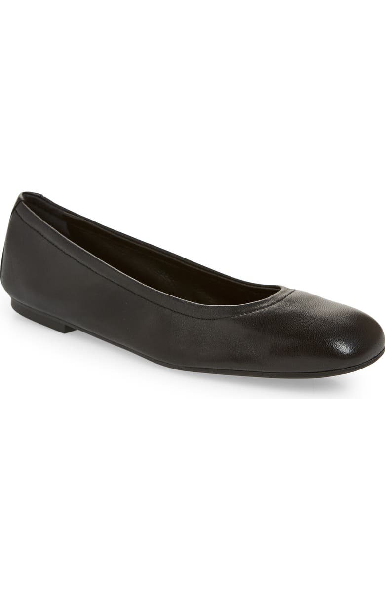 Stuart Weitzman Leather Ballet Flat, Main, color,