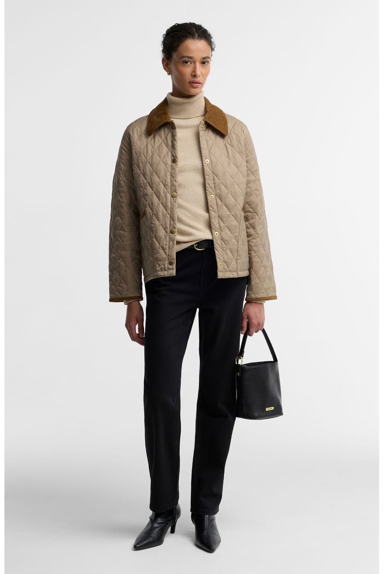 Liddesdale Quilted Barn Jacket, Alternate, color, LIGHT TRENCH/ BIRCHWOOD