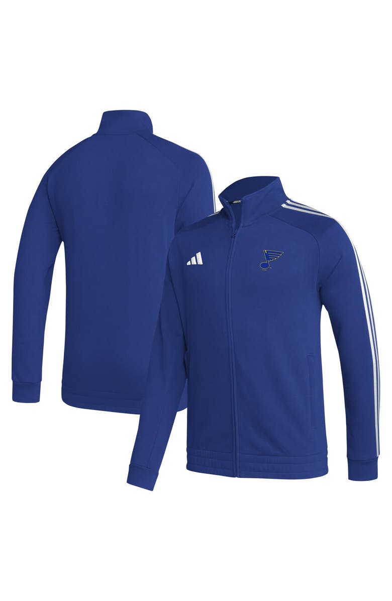 adidas Men's adidas  Blue St. Louis Blues Raglan Full-Zip Track Jacket, Alternate, color, 