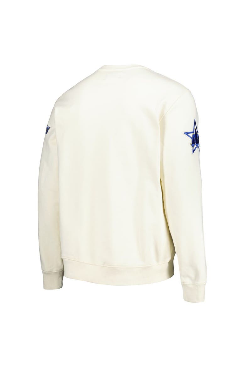 Men's Pro Standard Cream Seattle Mariners Retro Old English Pullover Sweatshirt, Alternate, color, Cream