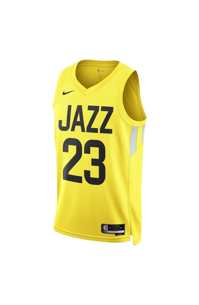 Nike Unisex Nike Lauri Markkanen Gold Utah Jazz Swingman Jersey - Icon Edition, Alternate, color,