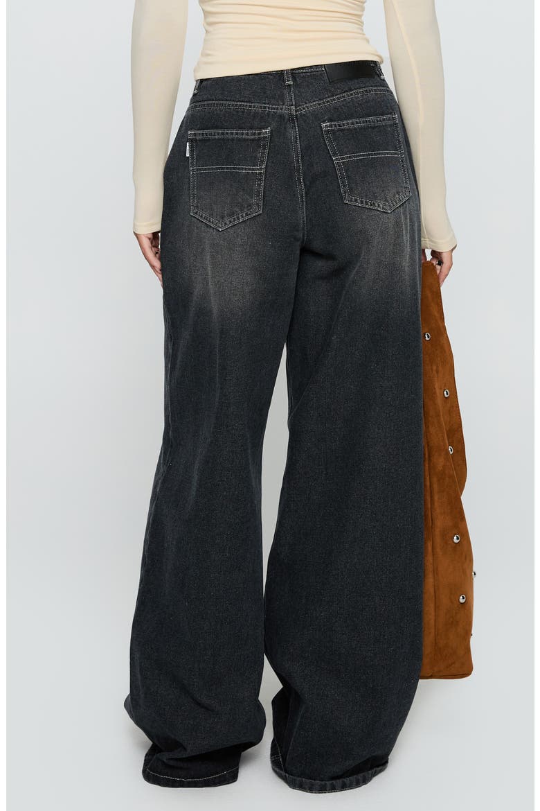 Naylor Baggy Wide Leg Jeans, Alternate, color, GREY WASH