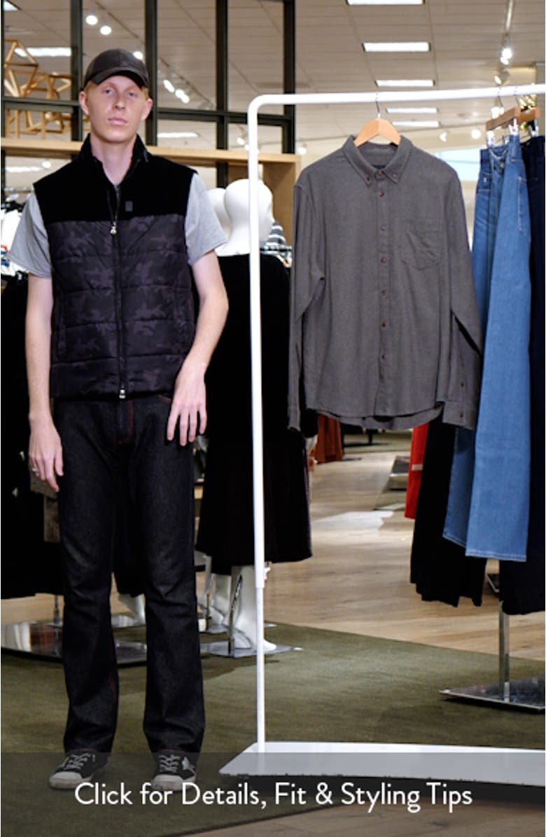 Runson Regular Fit Button-Down Flannel Shirt, sales video thumbnail