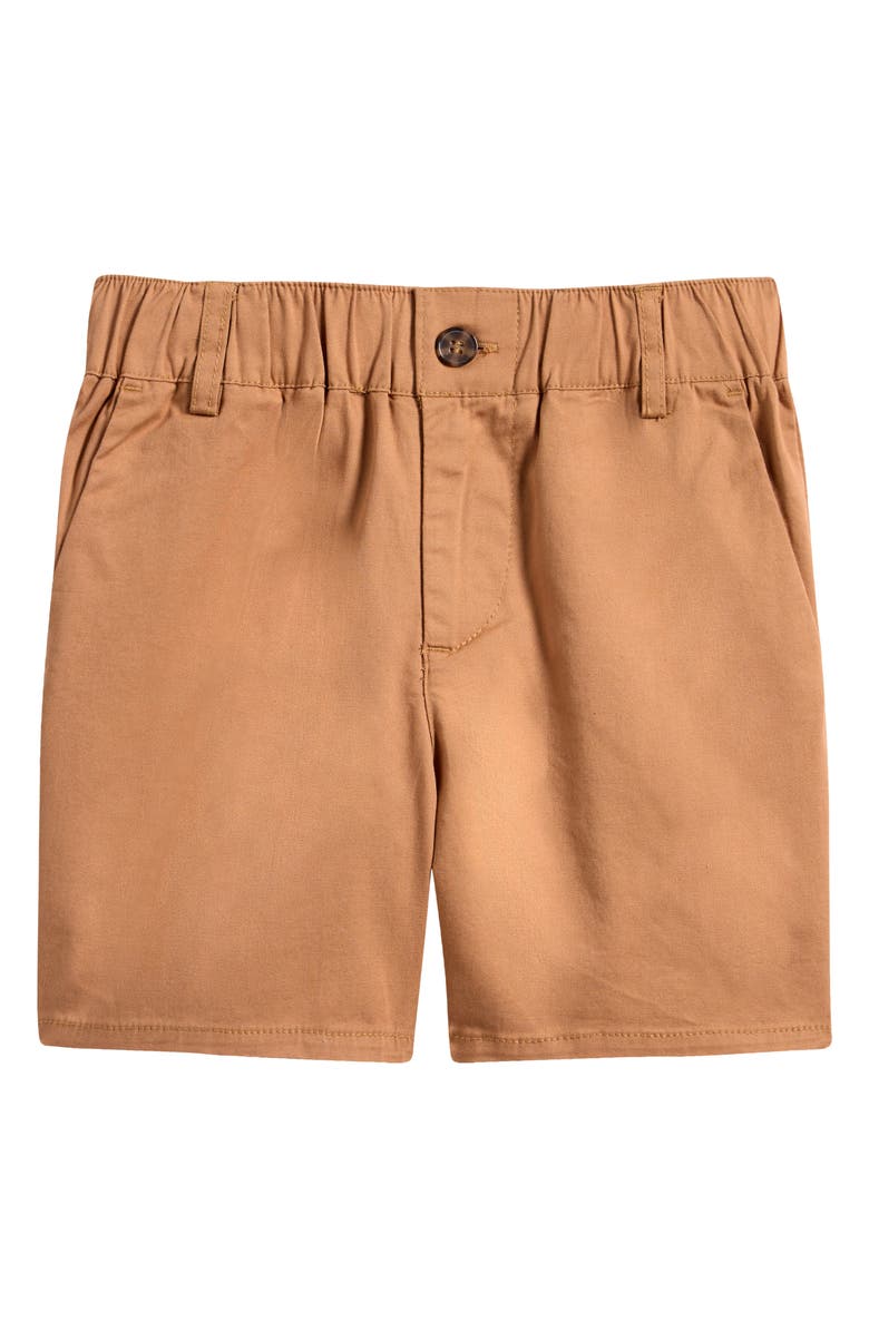 THE NEW Kids' Kristian Stretch Cotton Shorts, Main, color, Indian Tan