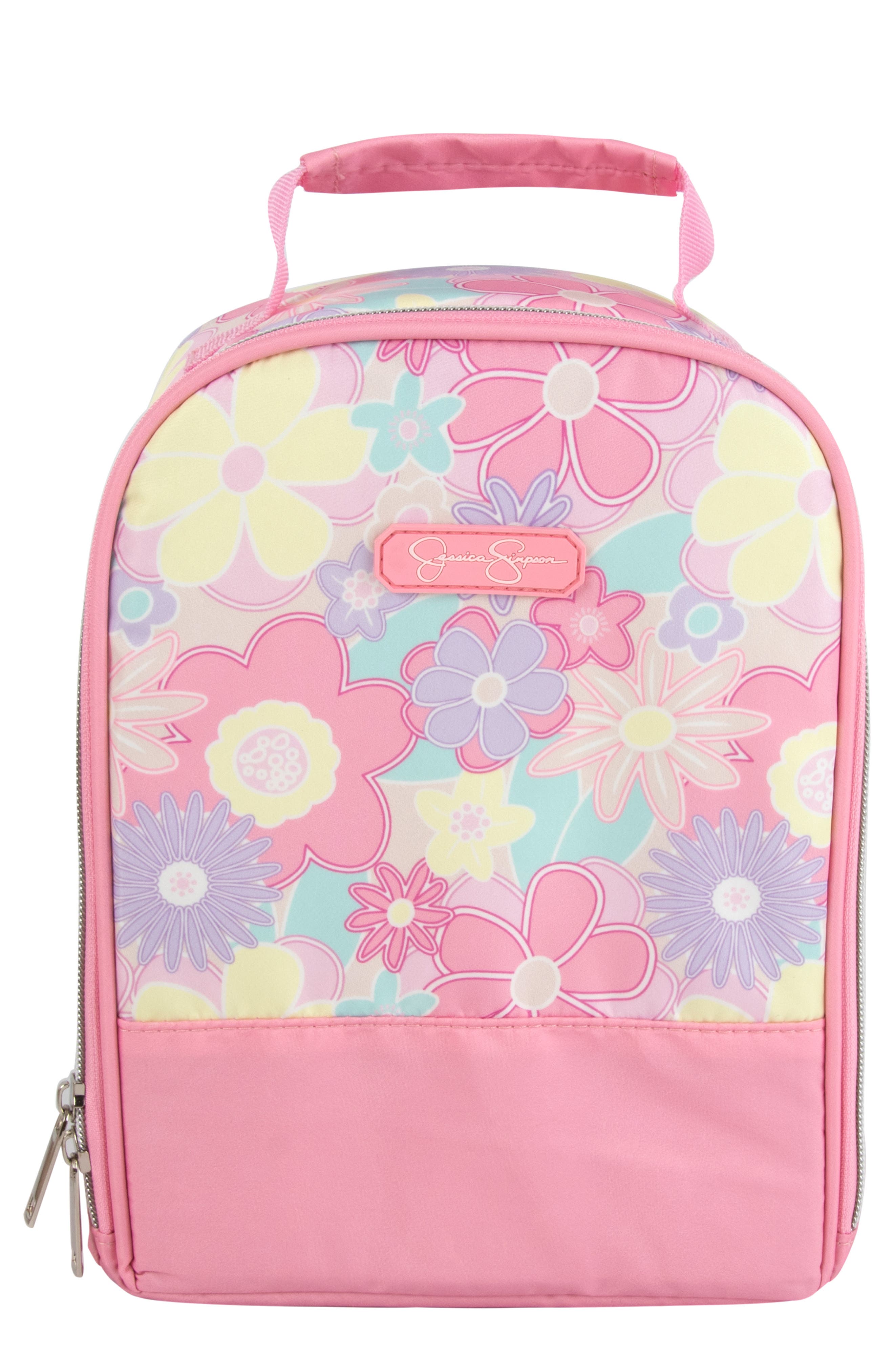 Jessica Simpson Kids' Floral Lunch Tote, Main, color, 