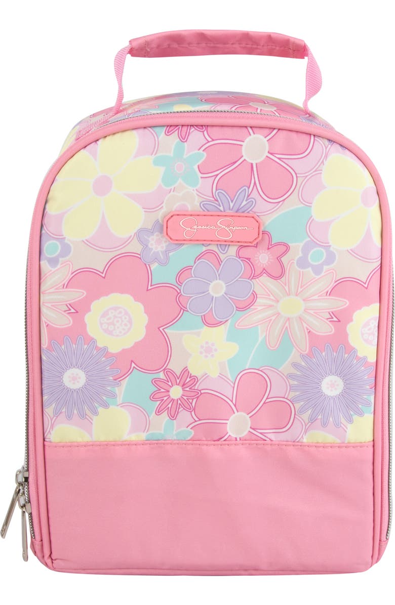 Jessica Simpson Kids' Floral Lunch Tote, Main, color,