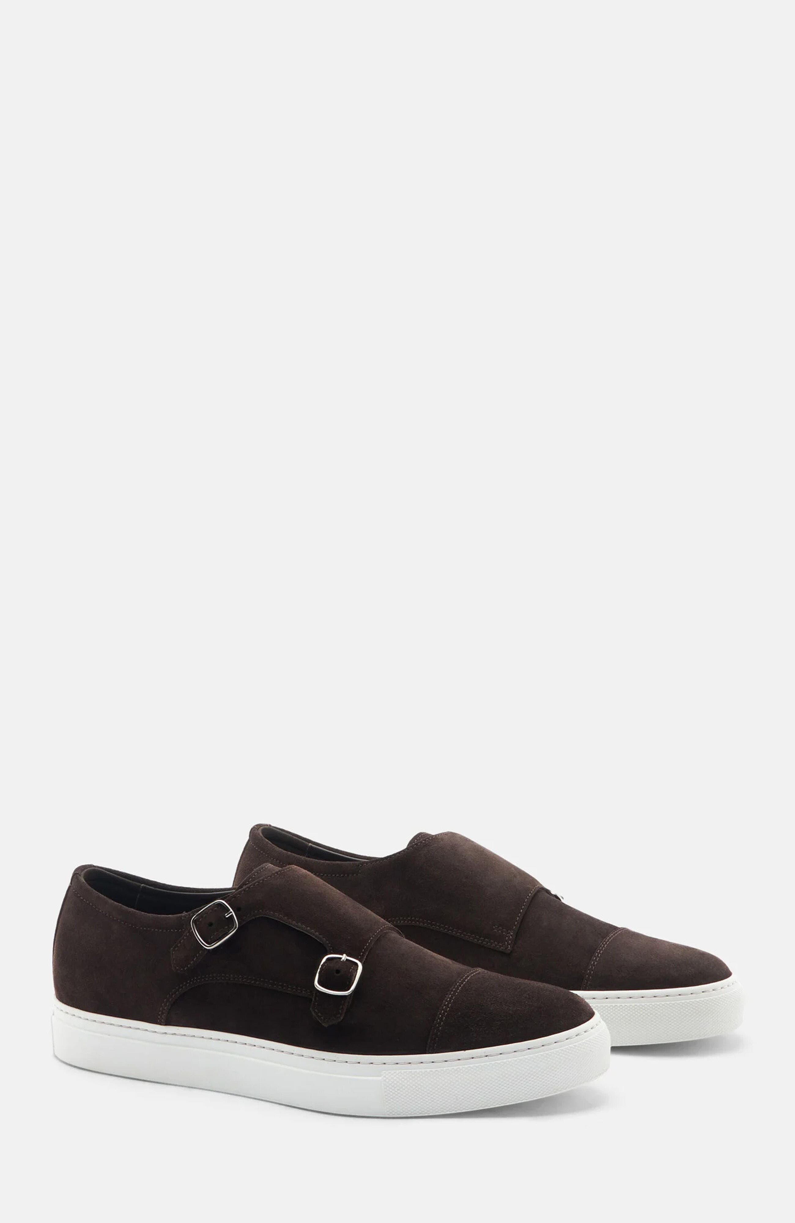 Fabio Sneakers, Main, color, Brown - suede