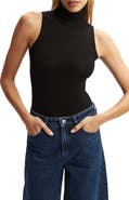 Bardot Turtleneck Sleeveless Bodysuit