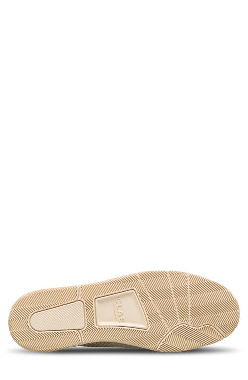 Clae Malone Knit Low Top Sneaker In Safari