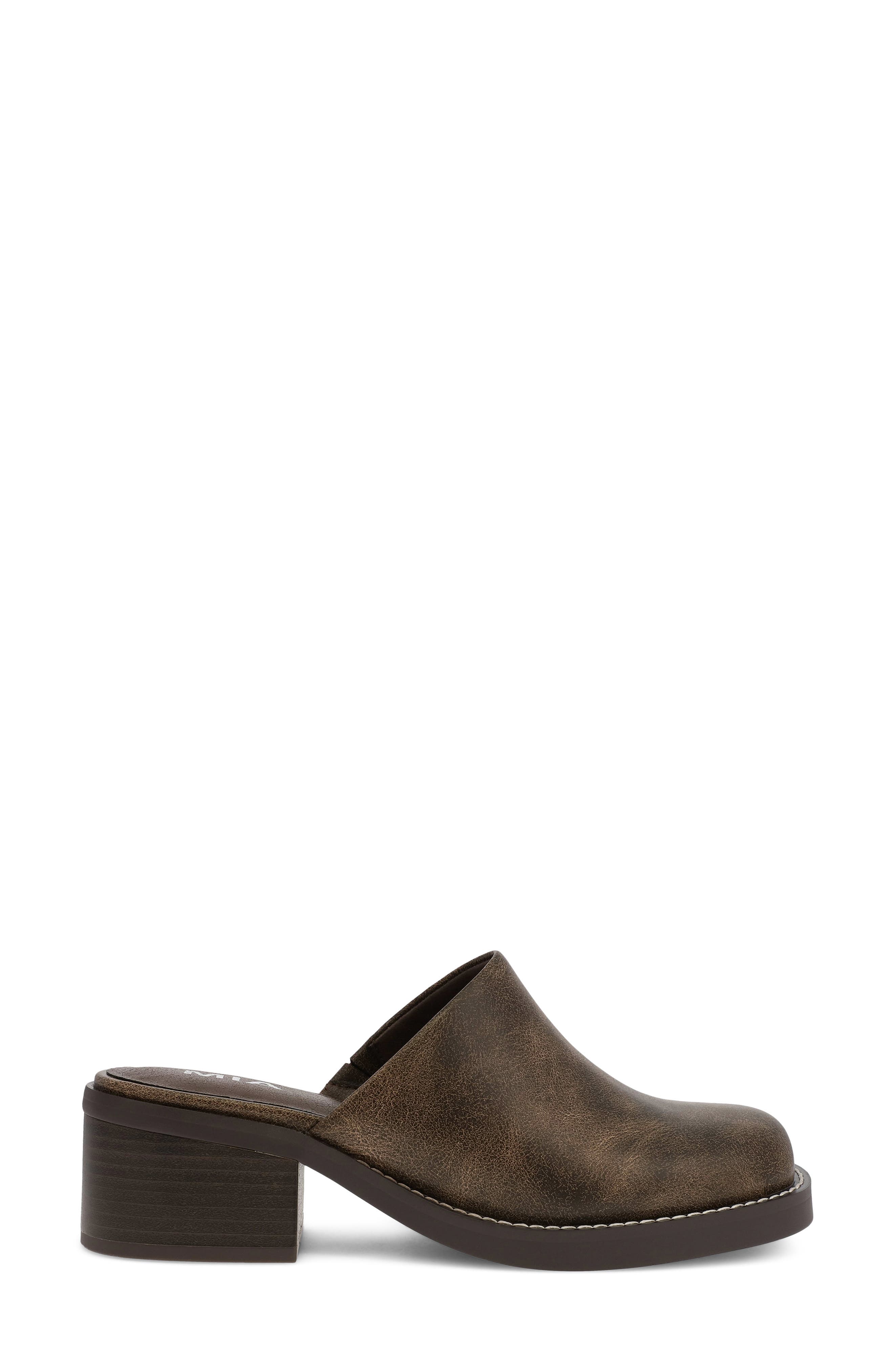 Amandine Clog, Alternate, color, BROWN