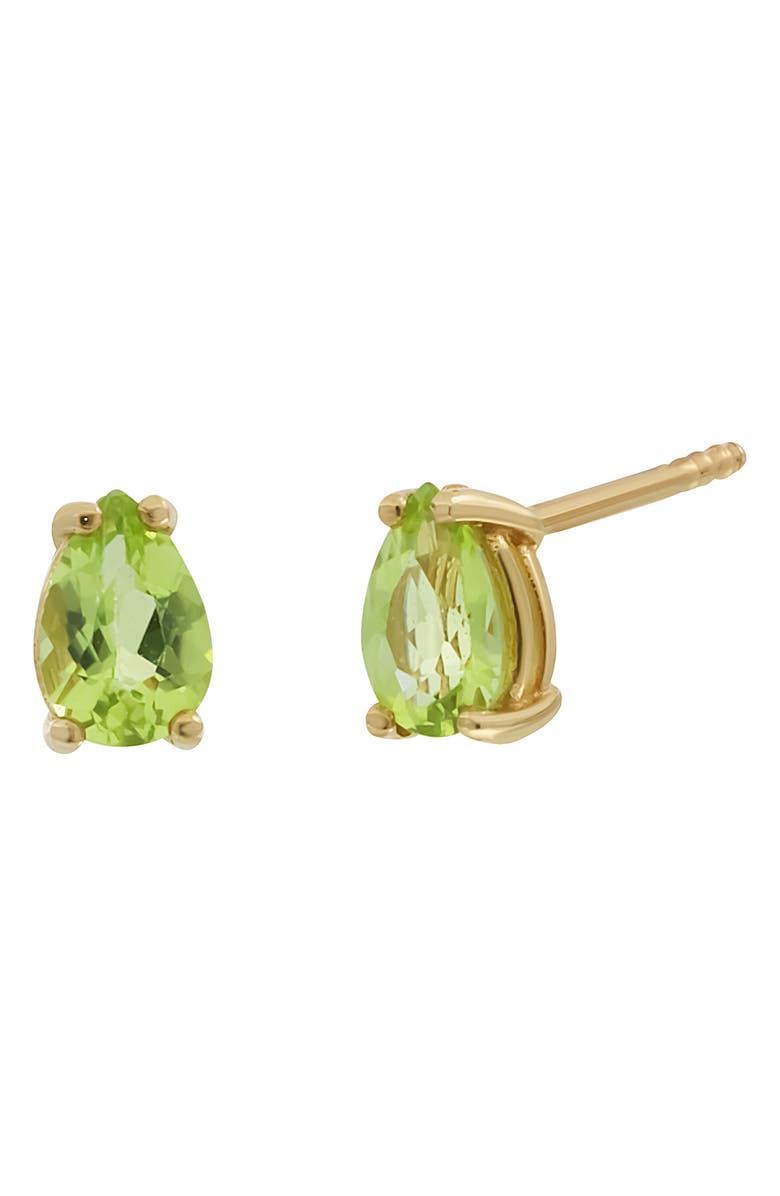 Bony Levy Color 14K Gold Pear Cut Stud Earrings, Main, color, 14Ky