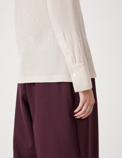 Hush Textured Slim Shirt In Neutral
