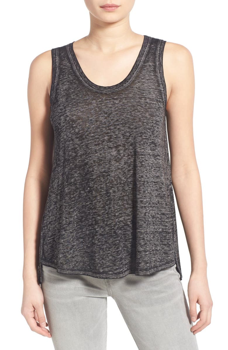 Stem Pleat Back Tank, Main, color,