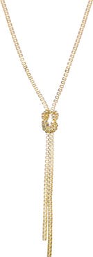 Adornia Crystal Tennis Necklace