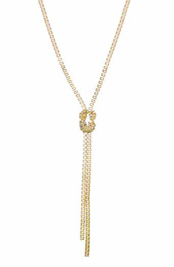 Adornia Crystal Tennis Necklace