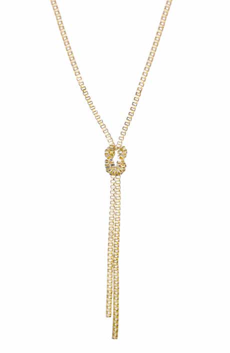 Adornia Crystal Tennis Necklace
