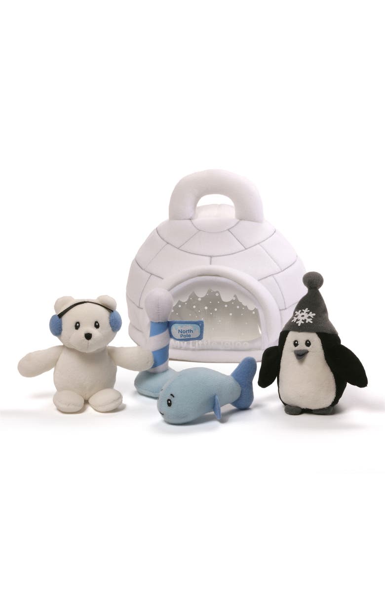 Gund My Little Igloo Stuffed Animal Set, Main, color, 