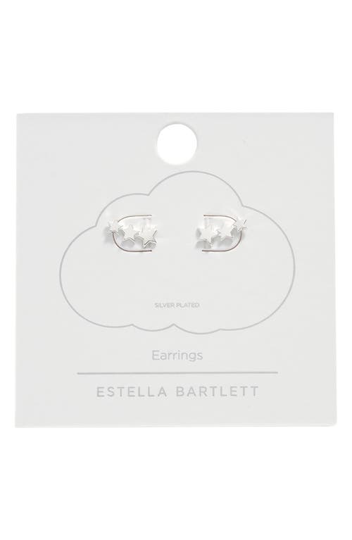 Estella Bartlett Trio Star Ear Crawler Earrings