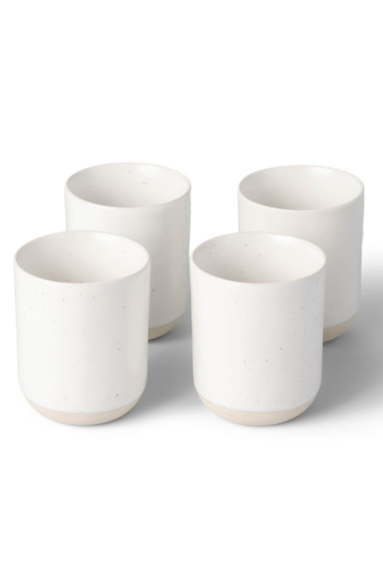 Fable The Cappuccino Set of 4 Cups, Alternate, color, Speckled White