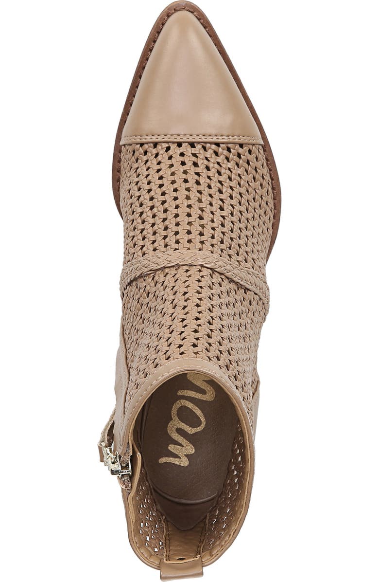 Sam Edelman Elita Woven Cap Toe Bootie, Alternate, color,