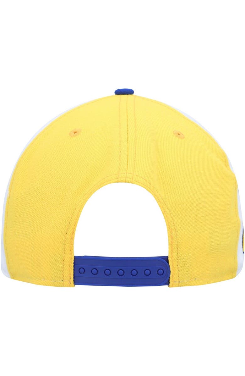 New Era Men's New Era Royal Golden State Warriors Pop Panels 9FIFTY Snapback Hat, Alternate, color, 
