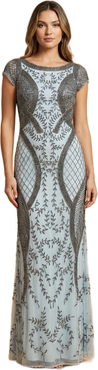 LARA New York Cape Sleeve Modestly Covered Dress