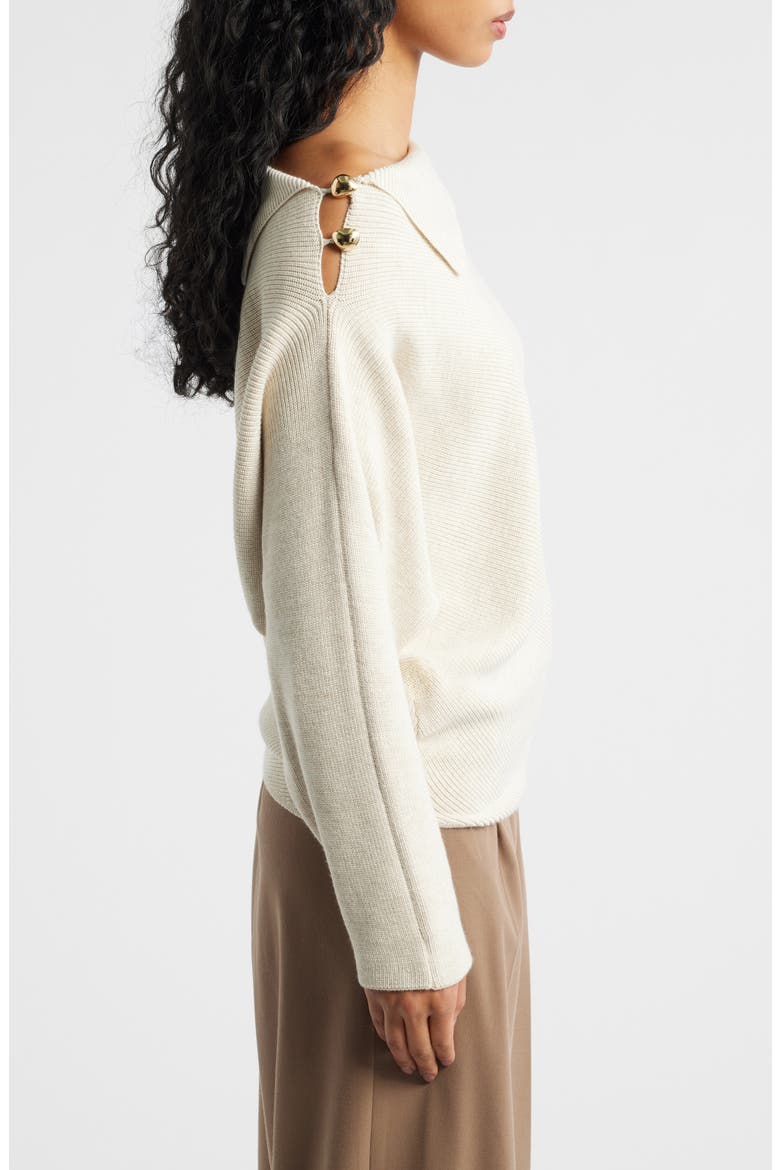 Twister Sweater, Alternate, color, BEIGE