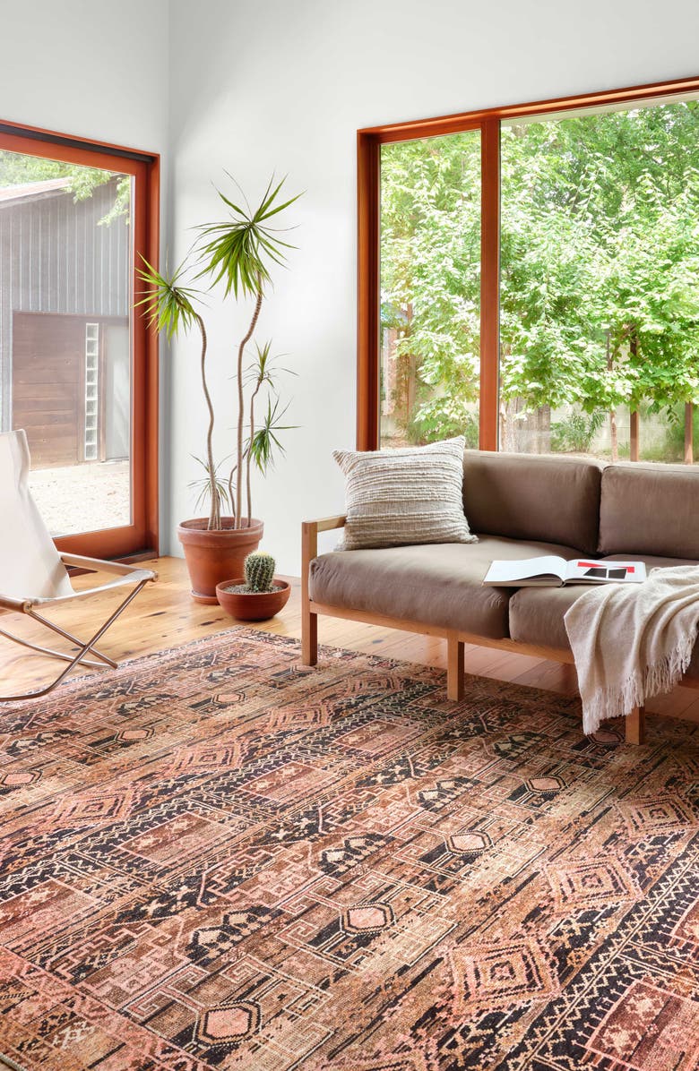 LOLOI II Layla Rug - Mocha/Blush, Alternate, color, Mocha / Blush