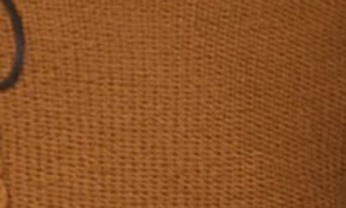 Blu Pepper Tie Bow Crop Cardigan In Brown