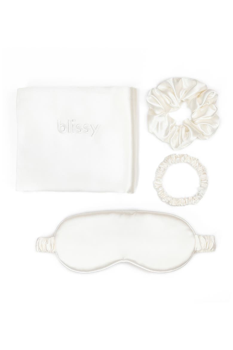 Mulberry Silk Dream Set, Main, color, OFF WHITE