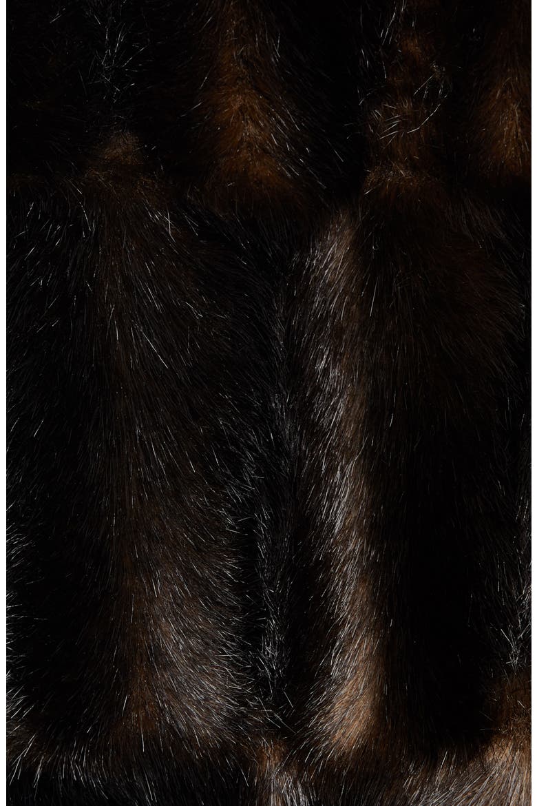 Bellfire Faux Fur Bomber Jacket, Alternate, color, DARK BROWN