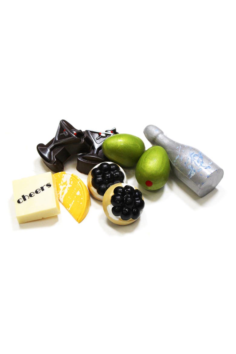 Cocktails & Caviar 9-Piece Chocolates, Alternate, color, WHITE