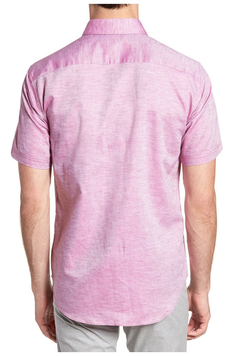 Zachary Prell Wilcox Short Sleeve Slim Fit Shirt, Alternate, color,