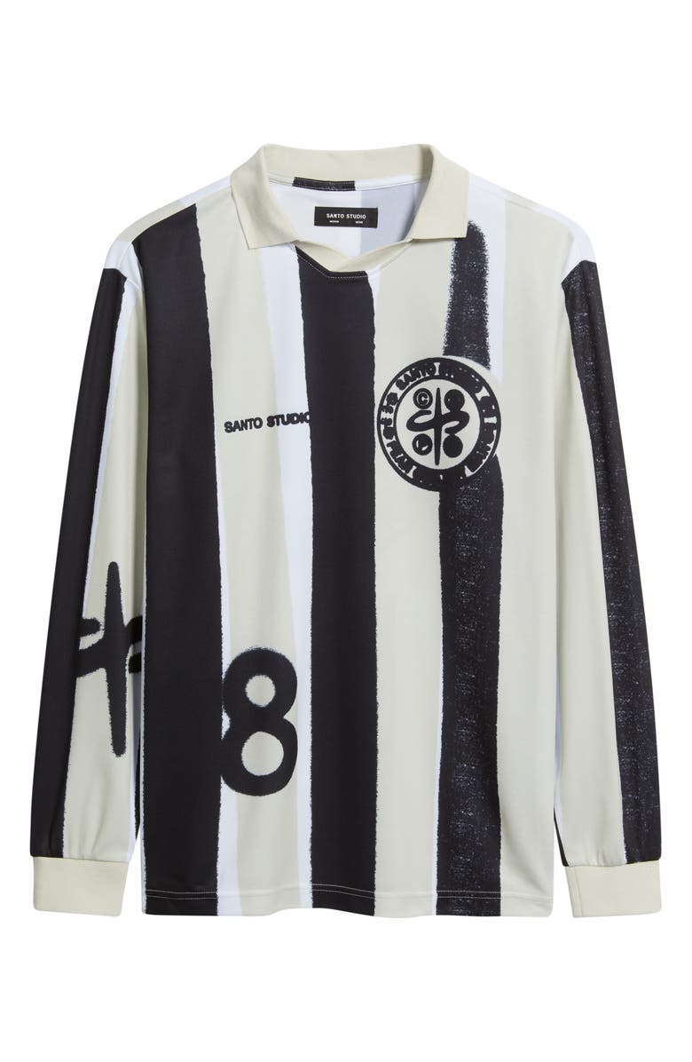SANTO STUDIO Team Long Sleeve Club Jersey, Alternate, color, Black