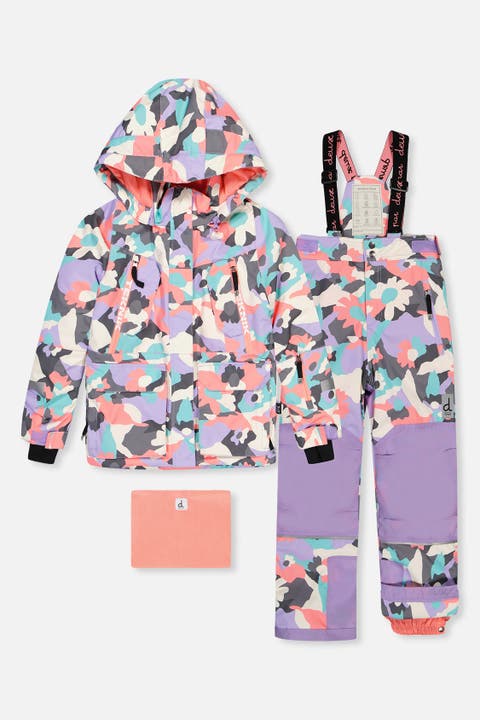 Teknik Expandable Sleeve Reinforced Jacket & Pants Two Piece Snowsuit