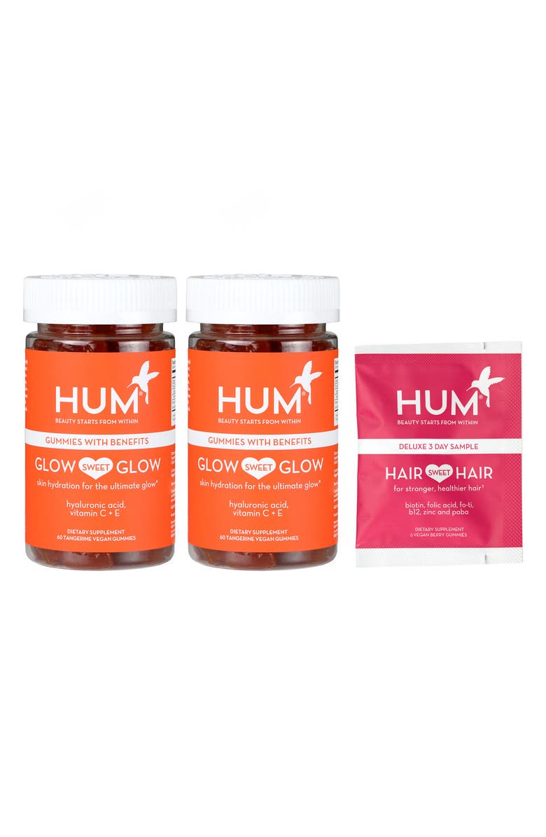 Hum Nutrition Glow Glow Glow Dietary Supplement Set, Alternate, color, 