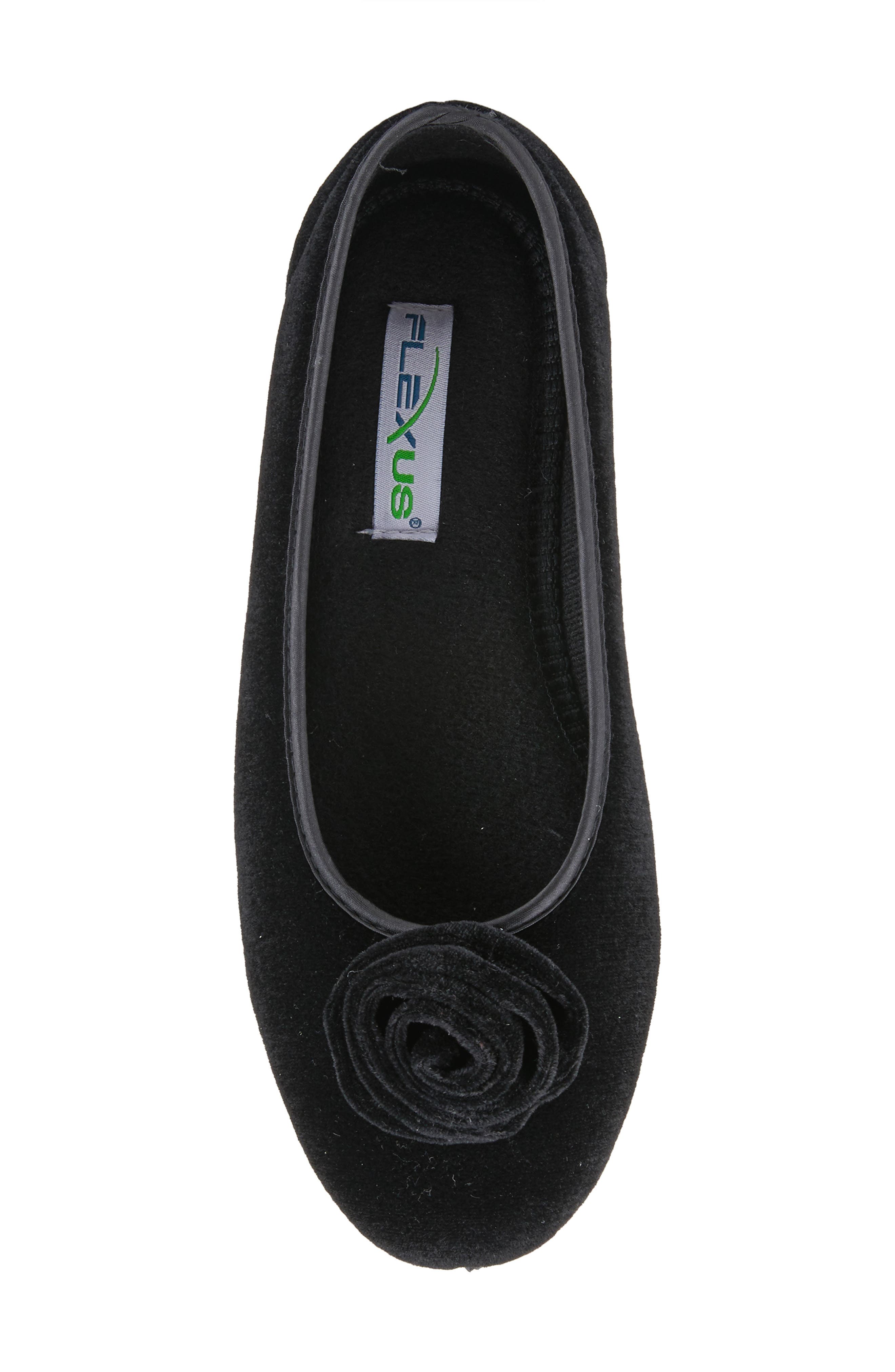 Flexus by Spring Step Roseloud Velvet Slipper, Alternate, color, 