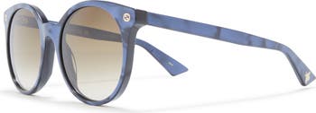 52mm Gradient Round Sunglasses